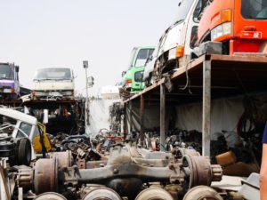 Used Trucks and Parts at Sharjah Market Dubai